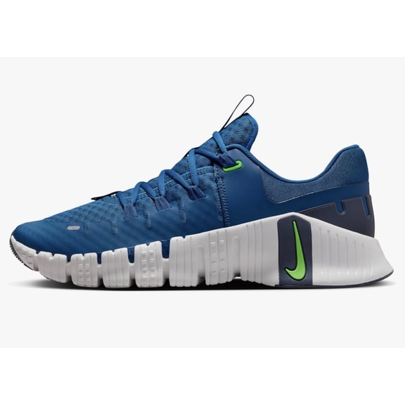 Nike Free Metcon 5 Men's Workout Shoes (Court Blue/Thunder Blue/Platinum Tint) Size 11.5