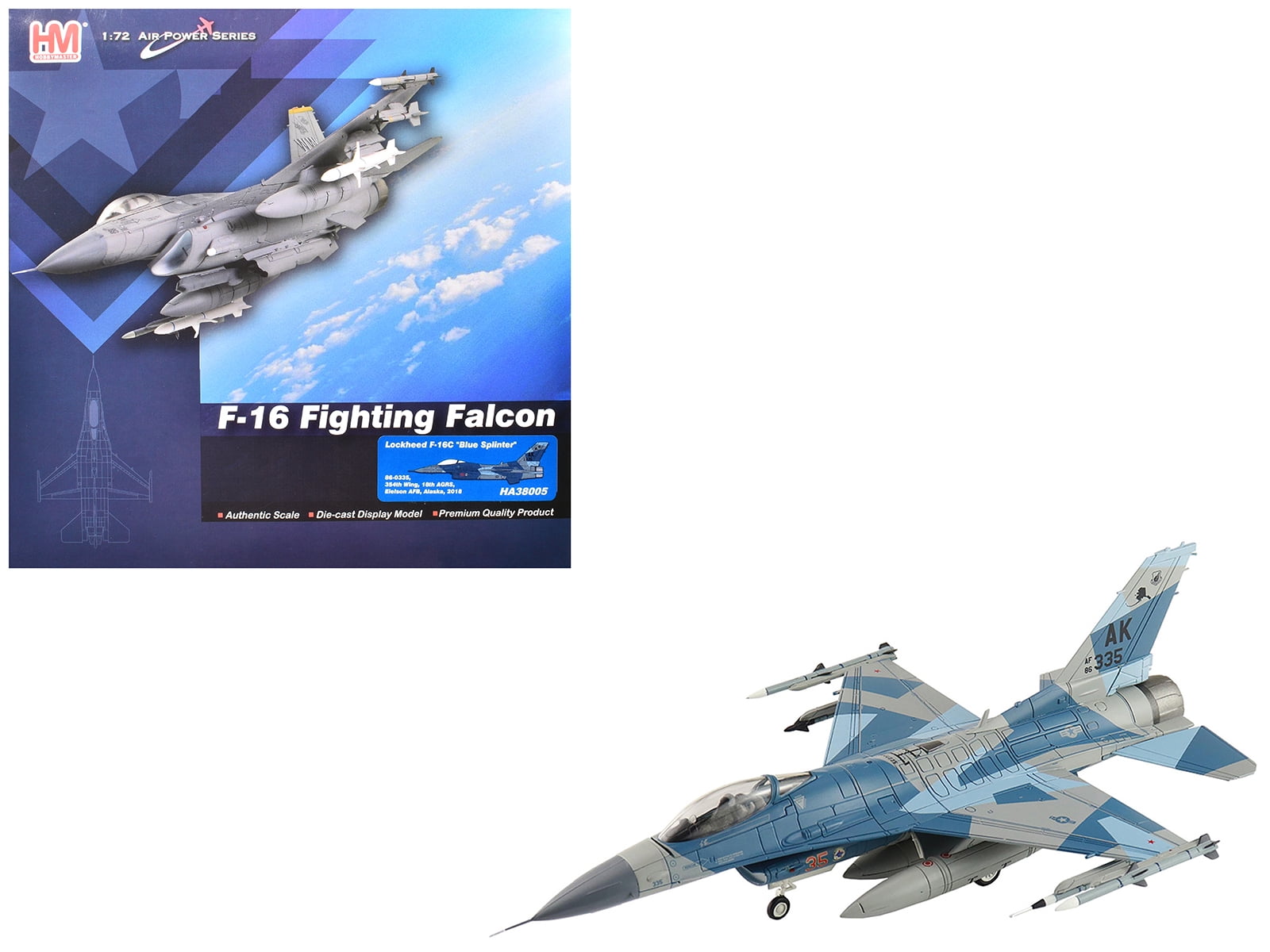 F-16 F-16D KF-16 Fighting Falcon Republic of Korea AF 1/72 Scale