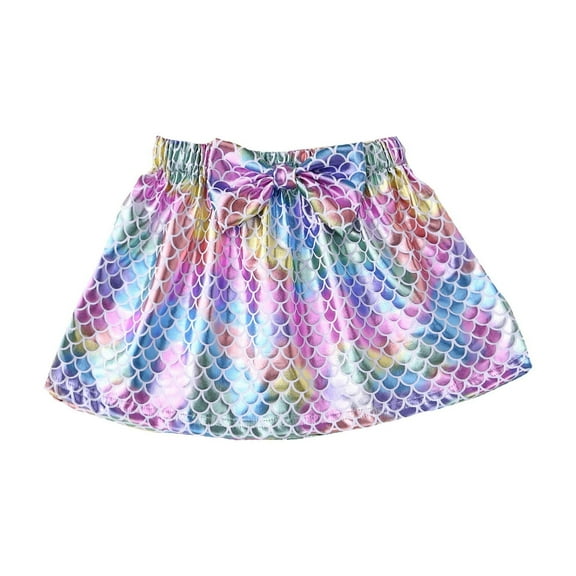 TEDOYE Toddler Kids Girls A-Line Skirt Personality Fashion Performance Dance Short Skirt Comfort Wear, 4-5 Years
