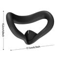 thumbnail image 4 of Breathable Silicone Face Cover Replacement for Meta Quest 3S VR Headset(Black), 4 of 4