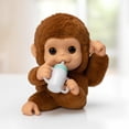 thumbnail image 2 of Little Live Pets My Baby Monkey - Adorable pet Monkey with Over 50 Sounds & Reactions. Expressive Moving Mouth. Mango Sucks his Thumb, Feeds from his Bottle, & Hangs from his Hands & feet!, 2 of 5