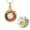 Gold/Colorful, variant on Circle of Life with Always in My Heart Cremation Jewelry for Ashes Urn Necklace Lockets for Human Ashes Pet Ashes