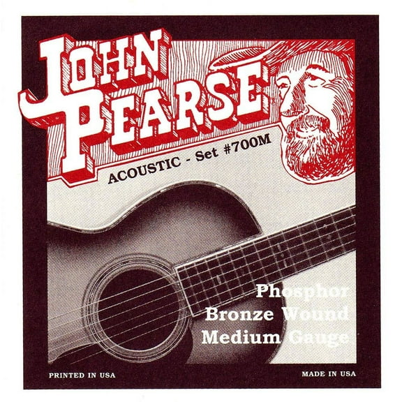 John Pearse 700M Phosphor Bronze Acoustic Guitar Strings