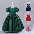 thumbnail image 2 of Vestido infantil Vestido de princesa Ropa infantil para niñas Ropa infantil grande Disfraces Vestido de noche de otoño, 2 of 5