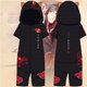 thumbnail image 2 of Pijamas de una pieza de Naruto Akatsuki para hombre y mujer, monos de Anime, disfraces de Cosplay, ropa de dormir de manga corta para el hogar Fivean Figuras de anime, 2 of 2