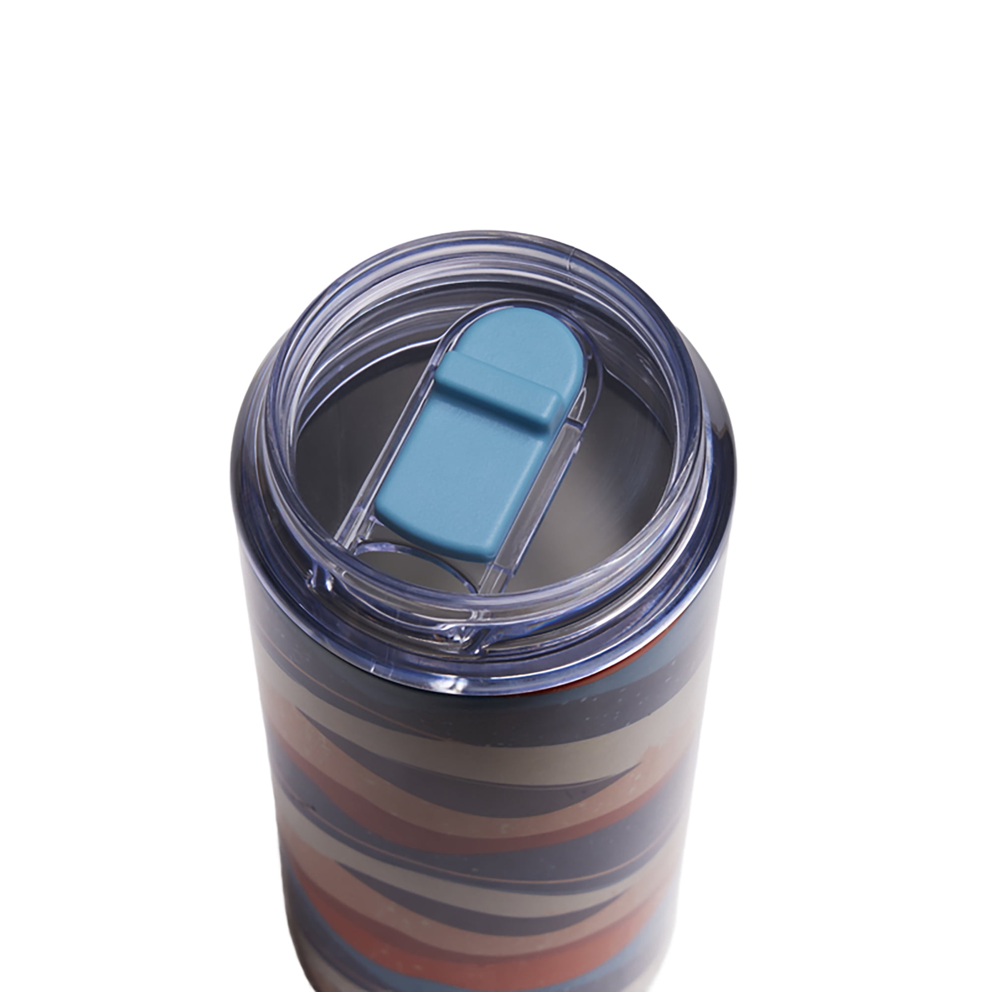 TAL Stainless Steel Tall Boy Tumbler with Sliding Splash Proof Lid 18oz, Wave