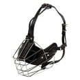 thumbnail image 2 of para mascotas para perros Correas ajustables Cubierta para la boca Negro XL Yuyangstore Bozal de cesta, 2 of 7