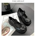 thumbnail image 3 of Womens platform Mary janes Shoes Sweet Toe Ankle Lolita Gothic Platform Dress Pumps Shoes Chunky Platform Shoes Patent Leather Dress Shoes, 3 of 3