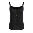 thumbnail image 5 of vigerkar Women Summer Tank Tops Casual V Neck Strappy Loose Beach Sleeveless Shirts Blouses (Black, XS), 5 of 5