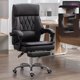 thumbnail image 3 of Genuine leather boss chair business computer office furniture comfortable long periods sitting Ergonomic lunch chair swivel My Lux Decor Round, 3 of 11