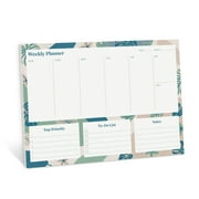 Rileys & Co Undated Weekly Planner, 11.0 x 8.3", Floral Print, Tearsheet to-Do List