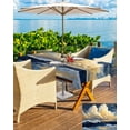 thumbnail image 5 of Boanket Outdoor Tablecloth with Umbrella Hole for Patio/Picnic/Party/Camping, Navy Blue Waterproof Table Cloth Rectangle Table Cover Washable, Modern Art Oil Painting Sea Sky (60"x 84"), 5 of 7