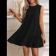 thumbnail image 3 of Vestido Tipo Chaleco Sin Mangas con Cuello Redondo en Color Liso, Color Negro, Talla L, 3 of 6