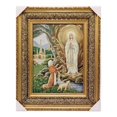 thumbnail image 1 of Our Lady of Lourdes Framed Tapestry, 1 of 1