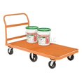 thumbnail image 2 of Depot Platform Truck, 6 Wheel, Steel Grating Deck, 60 x 30, 3200 Lb. Capacity, 2 of 7