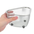 thumbnail image 5 of PAMINGONO Corner Sink Basket 1Pcs 18X13X9CM Silver Color For Homeowners Easy To Use, 5 of 8