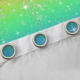 thumbnail image 4 of Feelyou Glitter Stars Starry Sky Curtains Pack of 2 (42x84 Each), Chic Modern Fashion Curtains Blackout, Teen Adult Kid Bedroom Curtains, Blackout Curtains Home Decor, 4 of 6