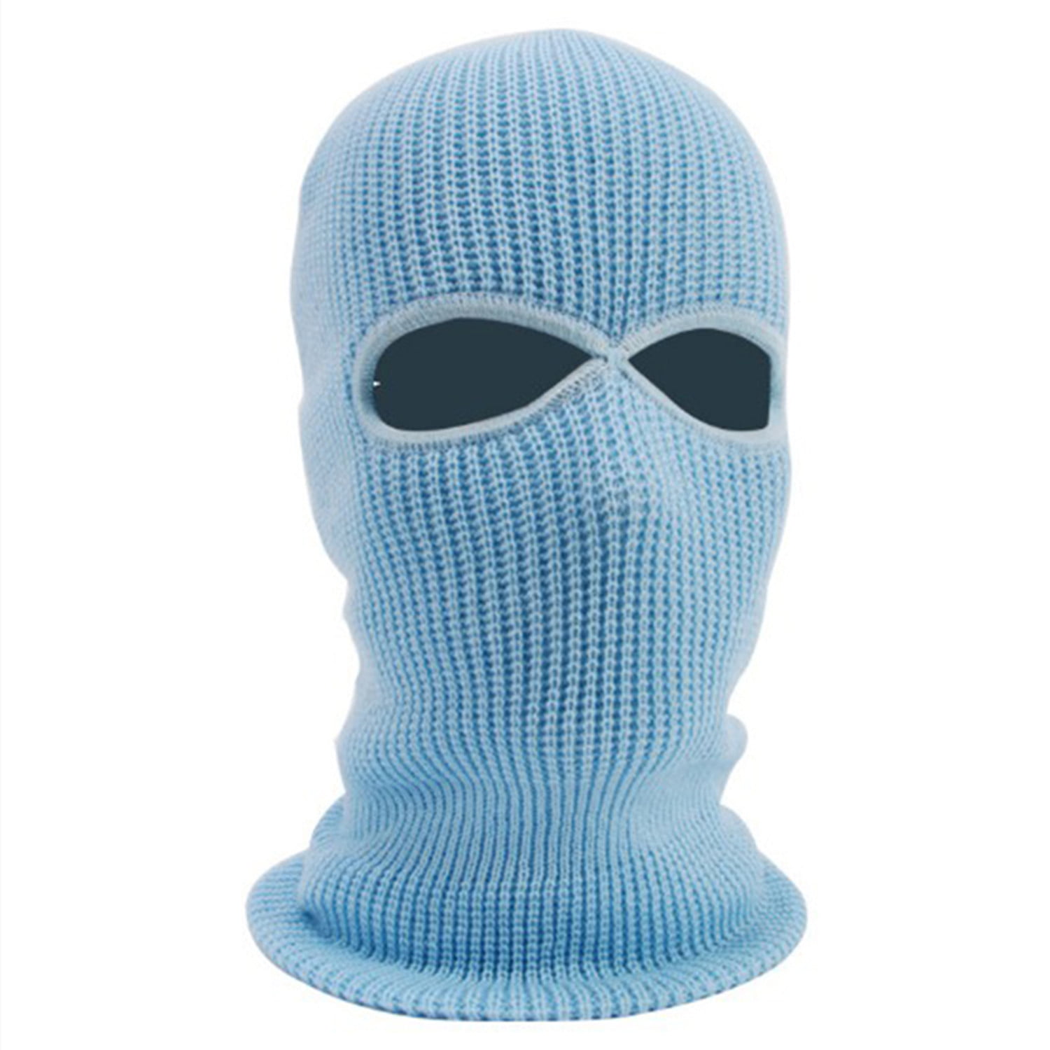 Cuh 2 Hole Ski Mask Balaclava Hat Full Face Shield Beanie Cap