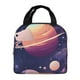 thumbnail image 1 of Easygdp Planet Pastel Galaxy Bolsa Térmica Premium - Tela Oxford Impermeable, Gran Capacidad, Bolsillo Frontal, Unisex para Trabajo, Escuela, Actividades al Aire Libre y Picnics, 1 of 8