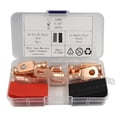 thumbnail image 2 of Terminales de Ambre AWG Cable de Batería Resistente con Tubo Termorretctil para Caja de Distribución de Vehículos Aplicaciones Domésticas AWG2 5 16 Sunnimix Terminales de cable, 2 of 3