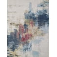 thumbnail image 5 of Luxe Weavers Nuvola 8722 Abstract Area Rug Ivory 5x7, 5 of 7