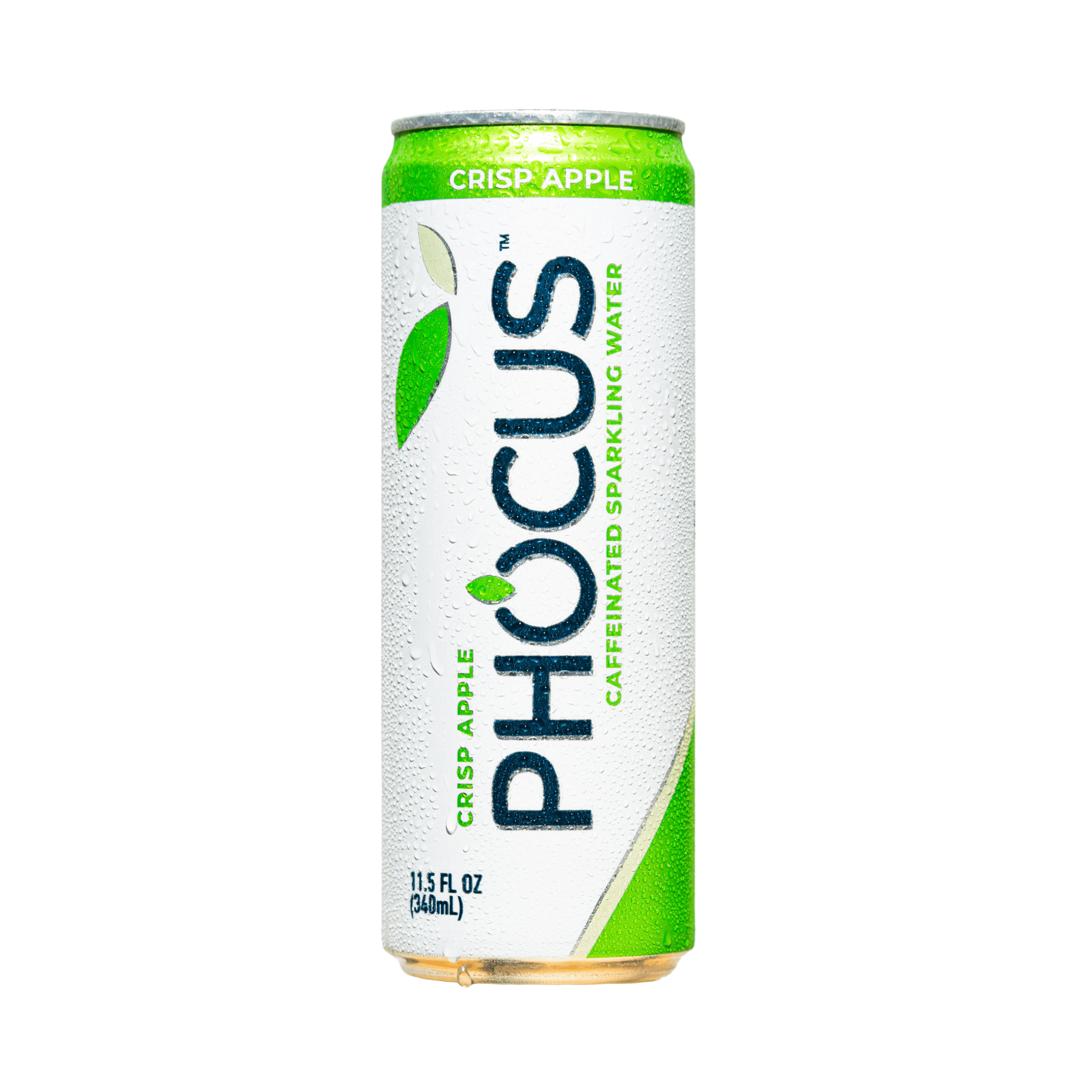 Phocus Caffeinated Sparkling Water Crisp Apple