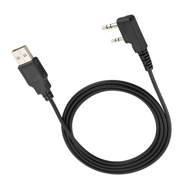 Cable de programa práctico portátil cable de programa Walkie Talkie cable de datos de programación operación simple para Baofeng Win XP / Win7 / Win8 / Win10 Durable