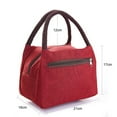 thumbnail image 3 of kladzum Handbag Portable lunch Box Bag Schoolgirl Bag Small Bag, Lunch Bag, 3 of 8