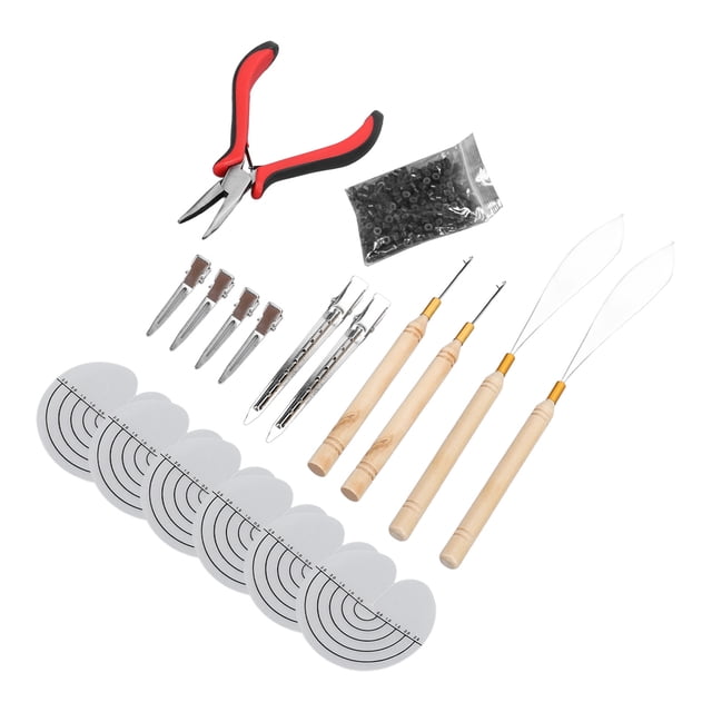 Juego de Agujas ANGGREK Kit de Herramientas de Extensión de Cabello Suave Y Fácil de Usar