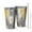 Gray Daisy Flower, variant on 16oz Tumblers Green Daisy Flower White Blooms Pattern Stainless Steel Vacuum Insulated Double Wall Travel Tumbler Cups Mug with Lid and Straw,Cleaning Brush for Coffee,Tea