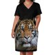 thumbnail image 3 of Vestido Sumatran Tiger 2 con bolsillos sueltos, vestido de fiesta, vestido de noche para graduación, vestido de cumpleaños para mujeres, vestidos formales para ocasiones especiales., 3 of 7