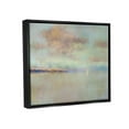 thumbnail image 3 of Stupell Industries Abstract Ocean Scene Lone Sailboat Painting Jet Black Floating Framed Canvas Print Wall Art, Design by Katie Swatland, 3 of 6