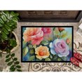 thumbnail image 3 of Carolines Treasures DAC1608JMAT 24 x 36 in. Unisex Roses in Watercolor Indoor or Outdoor Mat, 3 of 5