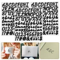 OFFIGAM Handwritten Cursive Alphabet Stickers 10 Sheets for Diy Crafting Scrapbooking Greeting Cards