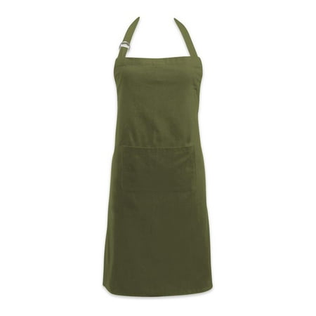 DII Modern Style 100 Percent Cotton Chino Chef Apron in Sage Green