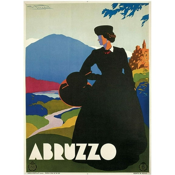 Abruzzo-Ferrari - CANVAS OR FINE PRINT WALL ART