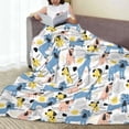thumbnail image 6 of Honeii Poodle Dog Print Fleece Blanket - Throw Blanket for Bed, Sofa, Couch, Camping, and Travel , Microplush Ultra Soft Warm Blanket-40"x30", 6 of 7