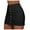 Black, variant on yueewhu Women Casual Skinny Skirt Pencil Denim Short Dress Single-Breasted Button Mini Skirts (Army Green, L)