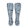 thumbnail image 6 of Rateoe Dolphins print Women's Men's Novelty 20in Crew Socks Cotton Socks Knee High Socks for Walking,Running,Nurses,Pregnancy-One Size, 6 of 8