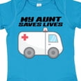 thumbnail image 4 of Inktastic My Aunt Saves Lives Ambulance Boys or Girls Baby Bodysuit, 4 of 5