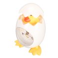 thumbnail image 1 of Cartoon Egg Shell Chicken Alarm Clock, Cute Alarm Clock Fun Multifunctional  For Bedroom White, 1 of 8