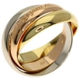 thumbnail image 2 of Pre-Owned Cartier Trinity #48 Ring, 18K Yellow Gold/18KPG/18KWG, Women's, 2 of 9