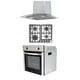 thumbnail image 1 of Combo Parrilla a Gas Disa Home 4 Quemadores Acero Inox Campana Cristal 60 cm y Horno a Gas LP para Empotrar 60 cm Acero Inox, 1 of 10