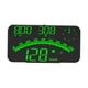 thumbnail image 4 of Pantalla LED HUD inteligente Alarma de velocidad de alta definición Velocímetro GPS multifunción Universal 5V para automóviles Camiones Verde Jadeshay A, 4 of 8