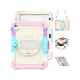 thumbnail image 1 of iPad 10th Generation Case 10.9 inch 2022 Case Shockproof Protective Cover with Screen Protector Pencil Holder, Kickstand, Hand/Shoulder Strap, 1 of 7