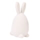 thumbnail image 1 of Figura de conejo de Pascua flocado, bonita, duradera, decoración del hogar, estatua de Pascua Blanco, 1 of 9