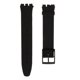 thumbnail image 2 of Correa de caucho de silicona suave impermeable de liberación rápida Sunnimix 16 mm Negro Banda de reloj deportivo de silicona, 2 of 7
