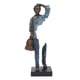 thumbnail image 2 of Figura creativa Estatua Resina Escultura Humana Colecciones Amigo Regalo Decorativo Azul, 2 of 9