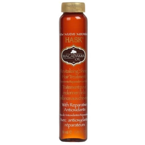 Hask Macadamia Oil Hair Treatment, Revitalizing Shine 0.6 Oz