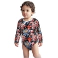 thumbnail image 2 of Xecao Rose Flowers Print Baby unisex-baby Cotton Long-sleeve Bodysuits-2 Years, 2 of 6
